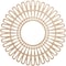 Ekena Millwork Cornelius Wood Fretwork Pierced Ceiling Medallion, Alder, 20"OD x 7 1/2"ID x 1/4"T CMWP20X0250CRAL - alternate 1